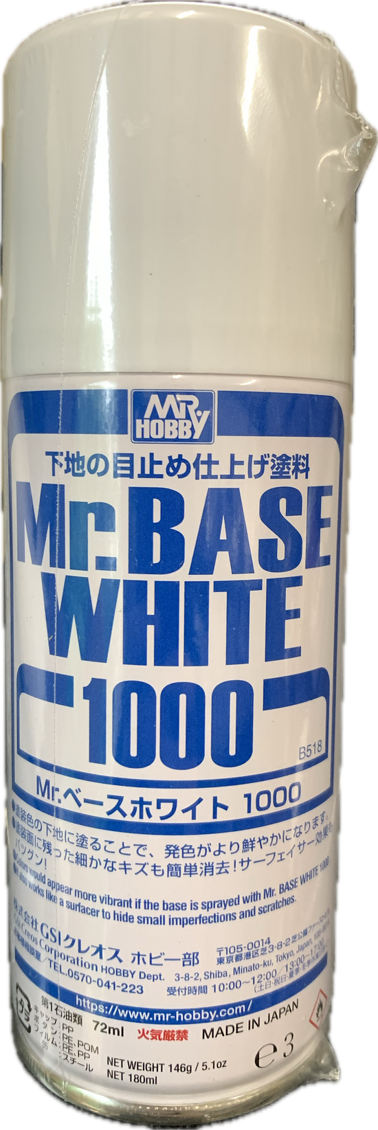 Mr. Base White 1000 Spray (170ml)