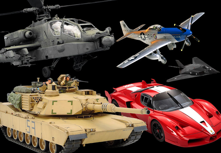 Scale Model Kits - Military & Cars