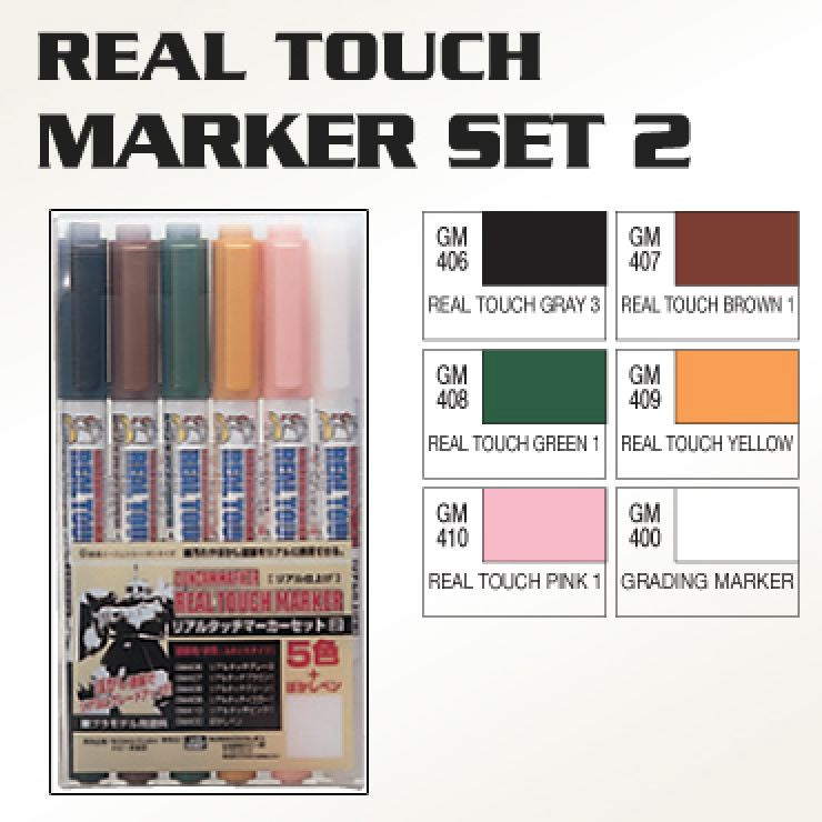 GM406 Gundam Marker Real Touch Gray 3 - M R S Hobby Shop