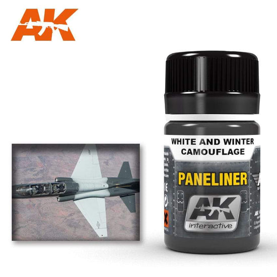 AK Interactive Paneliner For White And Winter Camouflage