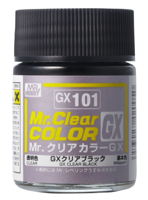 Mr. Clear Color GX101 - Clear Black (18ml)
