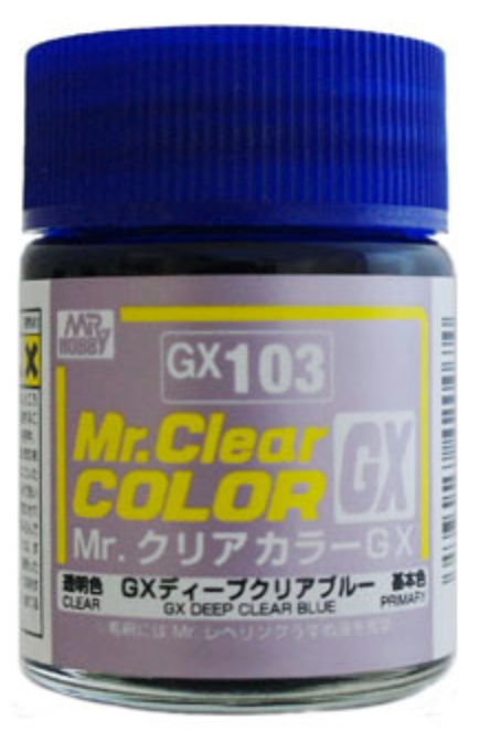 Mr. Clear Color GX103 - Deep Clear Blue (18ml)