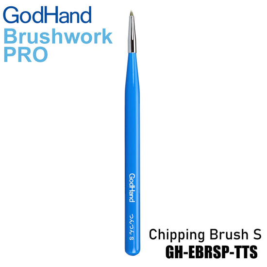 Godhand GH-EBRSP-TTS Brushwork PRO Hobby Chipping Paint Brush (Small)