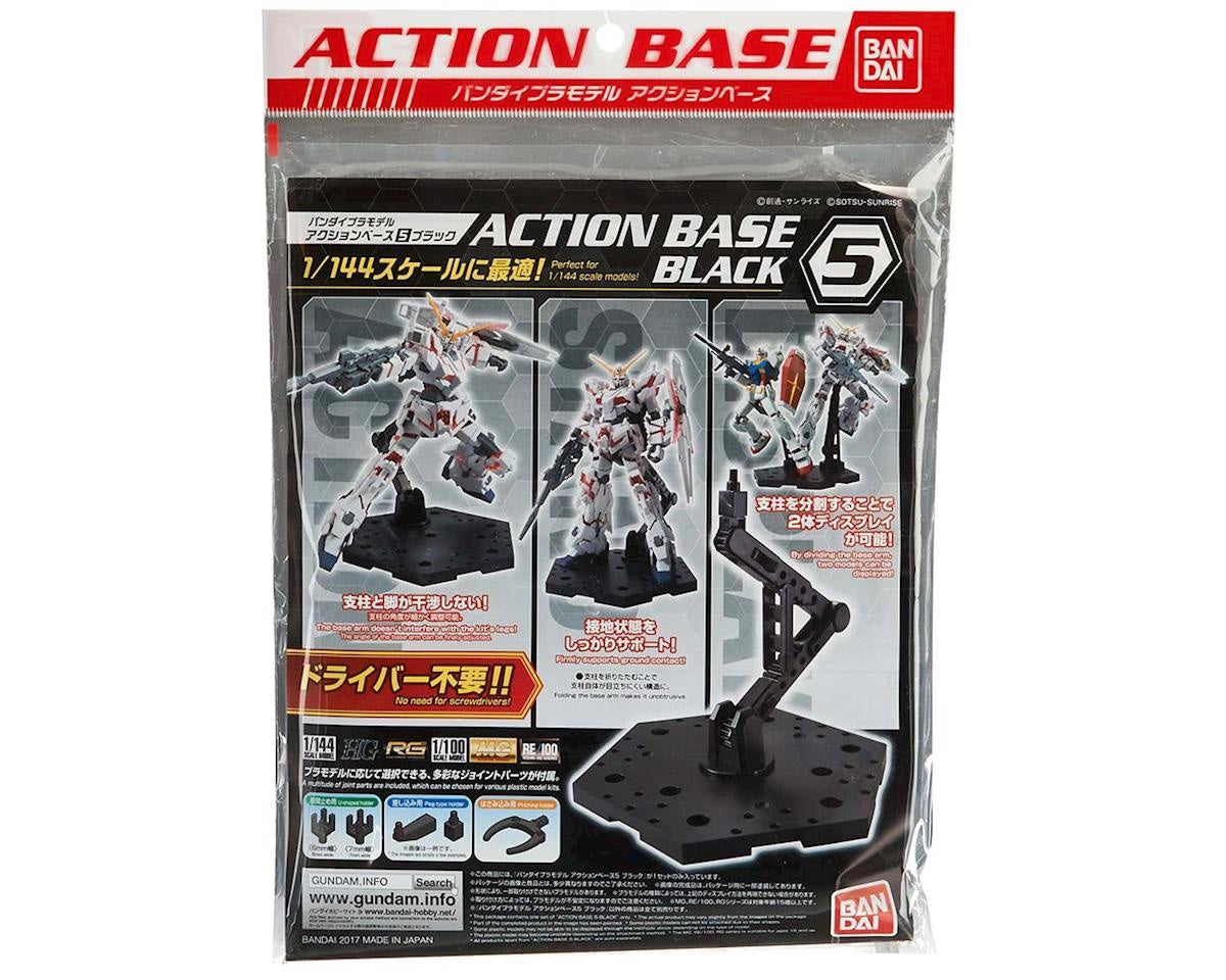 Bandai Hobby Action Base 2 Display Stand (1/144 Scale), Gray, 1 Pack