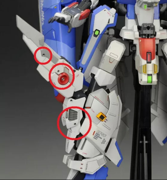 Metal Detail Up Air Hole Parts Set For Bandai MG/HG Gundam (Multiple Options)