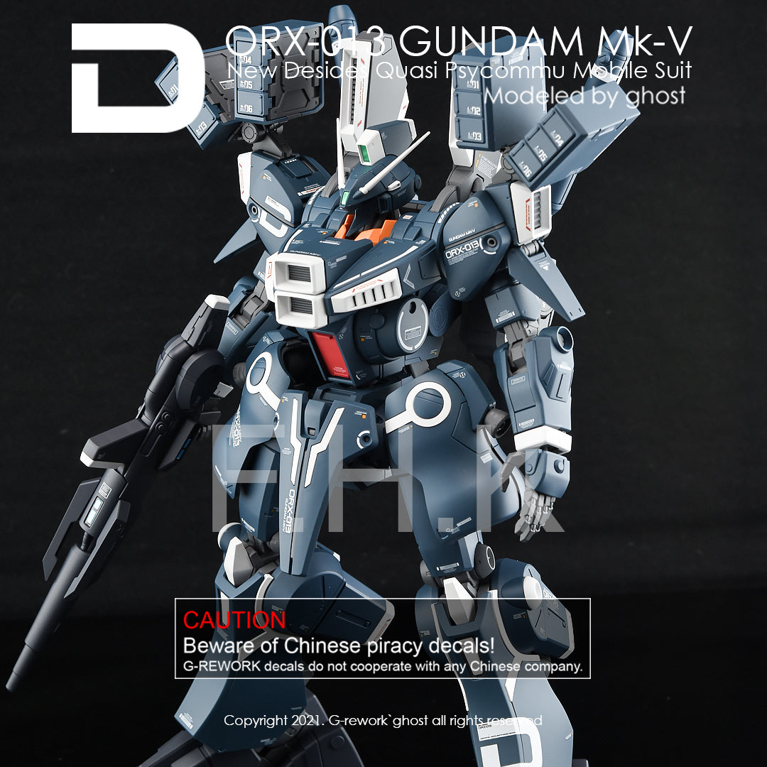 G-REWORK - [MG] Gundam MK-V (Water Decal)