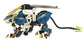 Zoids AZ-03 Gz-010 Murasame Liger Lion Type (Motorized Model) 1/72