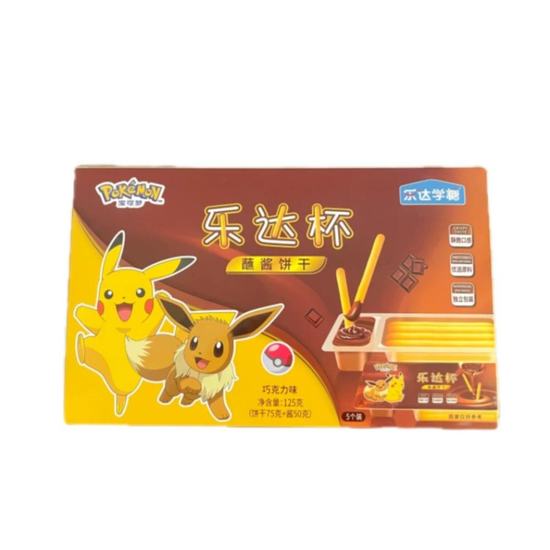 Leda Pokemon Stick Cookie with Chocolate Sauce 125g