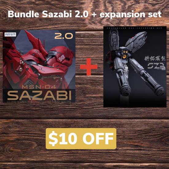 Yujiao Land Sazabi Conversion Kit 2.0 + Expansion Set 2.0