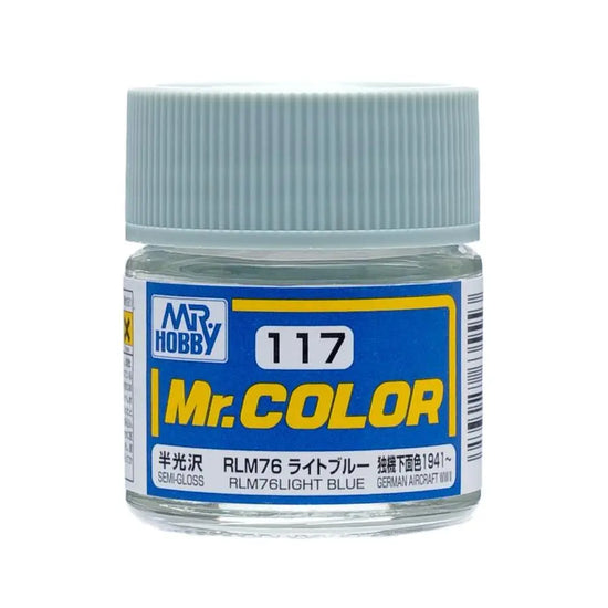 C117 Semi Gloss RLM76 Light Blue Mr. Color 10ml Bottle
