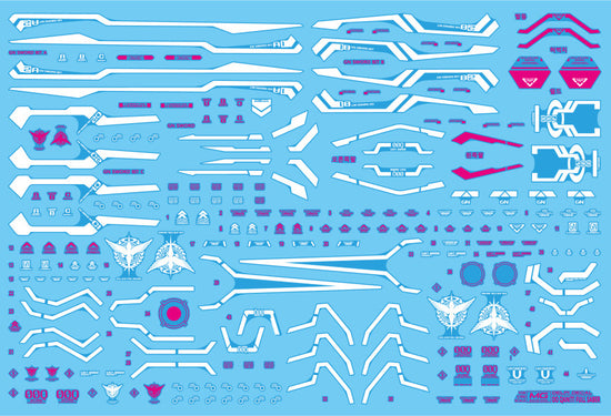 MG OO QAN[T] Full Saber (Water Decal) (Trans-Am Light Color)