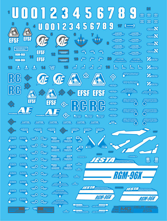 MG RGM-96X Jesta (Water Decal)