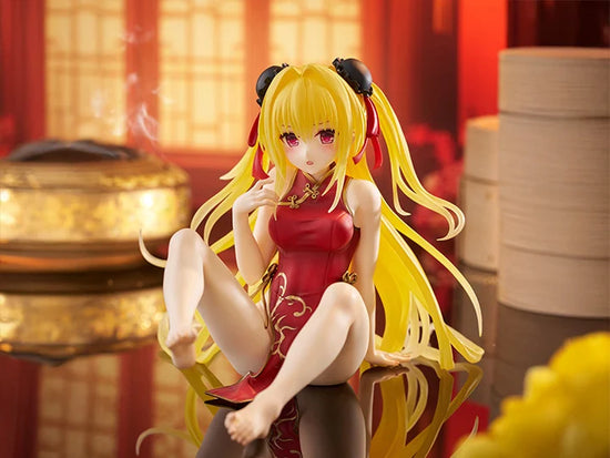To Love-Ru Darkness Golden Darkness (Chinese Dress Ver.) Desktop Cute Figure