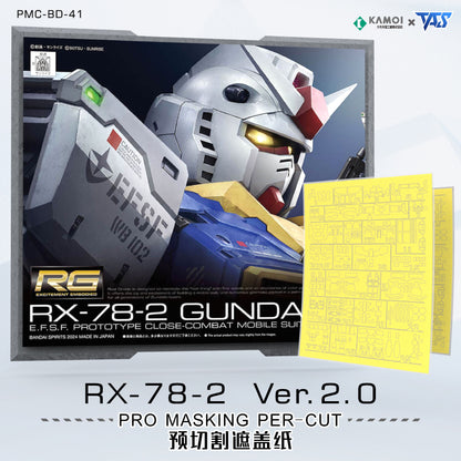 RG RX-78 2.0 Add Ons (Masking Per-Cut, etching, resin part)