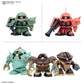 BB Senshi Mobile Suit Gundam - Principality of Zeon Mobile Suits (Set of 4 Model Kits)