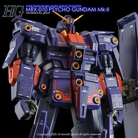 G-REWORK - [HG] MRX-010 Psycho Gundam Mk-II (Water Decal)