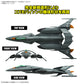 Be Forever Yamato REBEL 319
Mecha Collection DX Prototype Space Combat Attack Aircraft
Cosmo Python Set of 2 Model Kits 