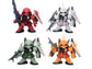 BB Senshi ZGMF Zaku Series Set of 4 Model Kits