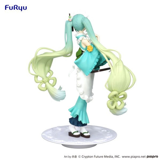 Vocaloid Hatsune Miku Matcha Green Tea Parfait Mint Ver. Exceed Creative Figure