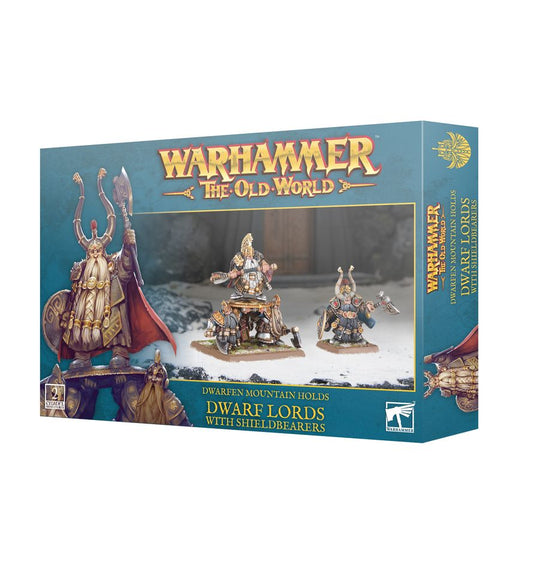 Warhammer The Old World Dwarfen Mountain Holds: Dwarf Lords With Shieldbearers