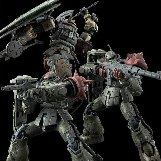 HG 1/144 ZAKU Ⅱ F TYPE CHUBS & KALE + ZAKUⅡ (UNIDENTIFIED TYPE) SOLARI CUSTOM PARTS SET  (RFV)