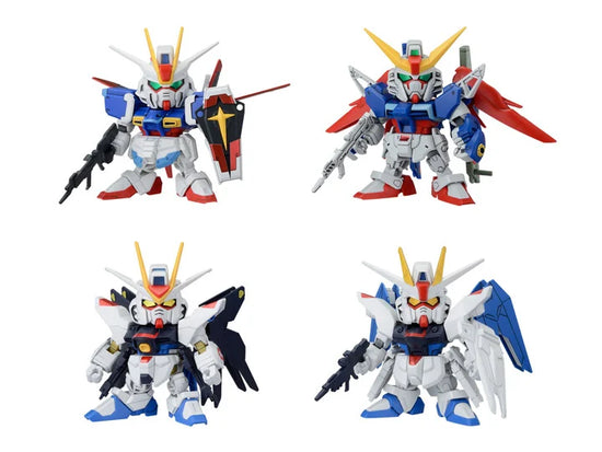 Gundam SEED SD Gundam BB Senshi C.E. Fateful Showdown Set of 4 Model Kits