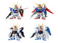 Gundam SEED SD Gundam BB Senshi C.E. Fateful Showdown Set of 4 Model Kits