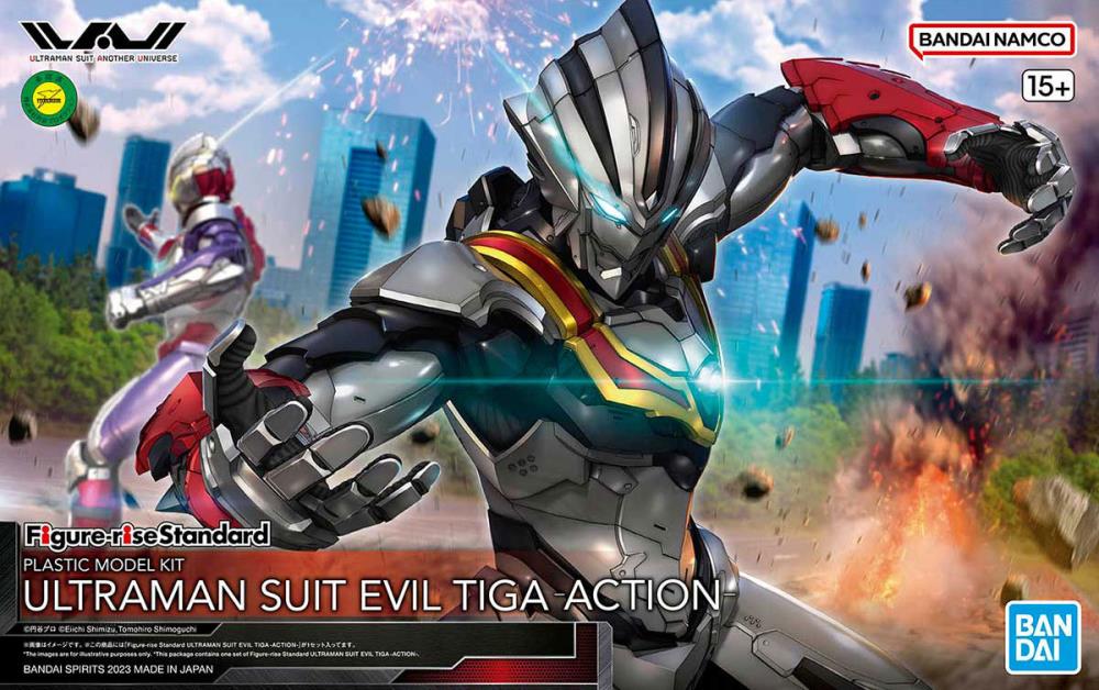 Ultraman Figure-rise Standard Ultraman Suit Evil Tiga (Action Ver.) Mo