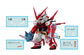 Mobile Suit Gundam SEED Astray FW Gundam Converge: Core MBF-P03 Gundam Astray Red Frame & Blue Frame Set