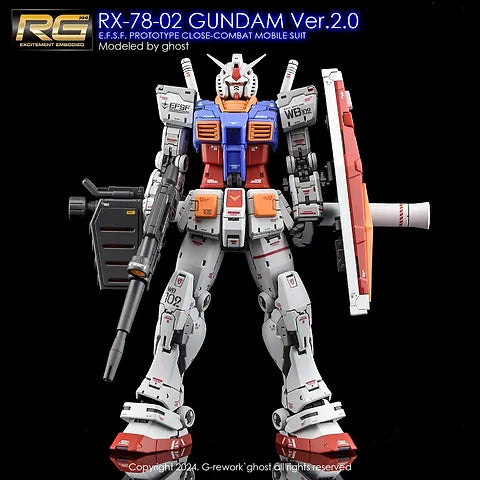 G-REWORK - [RG] RX-78-2 GUNDAM Ver.2.0 (Water Decal)