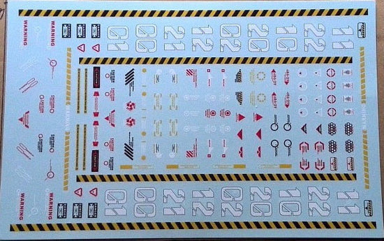 Hangar Mechanical Caution (Water Decal)