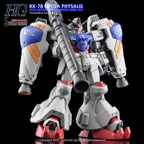 G-REWORK - [HG] RX-78 GP02A Physalis (Water Decal)