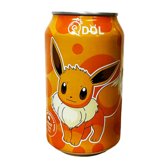 Qdol Pokemon Peach Flavor Sparkling Water