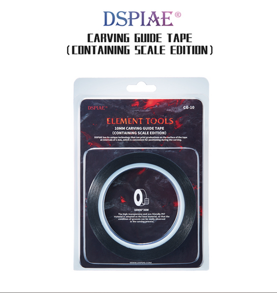 DSPIAE CG Series Carving Guide Tape "Scale Edition" (Multiple Options)