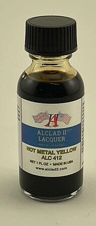 ALC-412 1oz. Hot Metal Yellow Lacquer