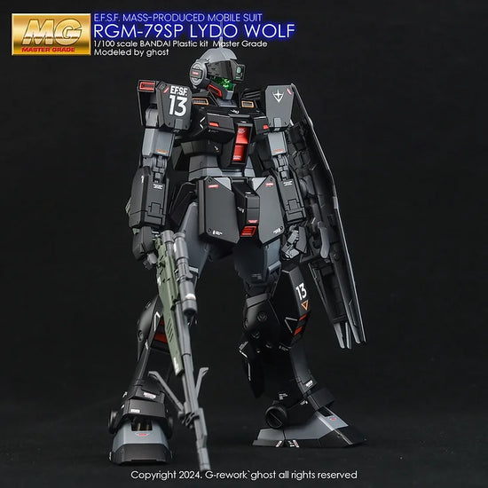 G-REWORK - [MG] RGM-79SC GM Sniper II [Lydo Wolf] (Water Decal)