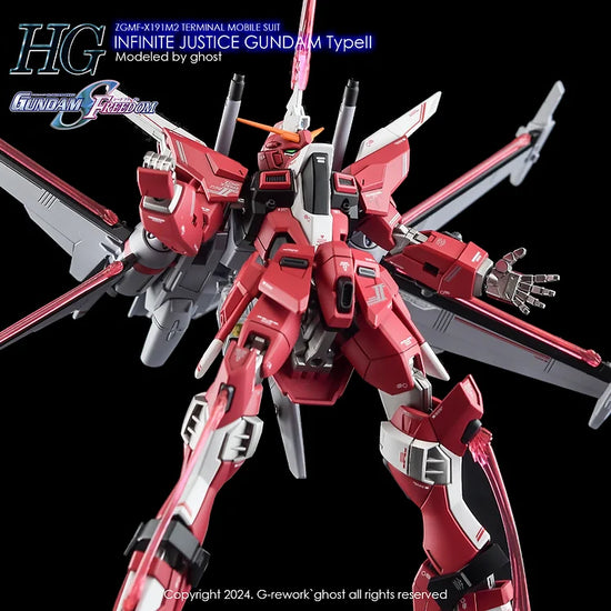 G-REWORK - [HG] [SEED] Infinite Justice Gundam Type II (Water Decal)