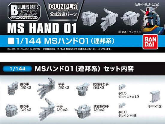 Builders Parts 1/144 HD-02 MS Hand 