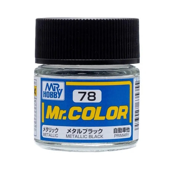 C78 Metallic Black Mr. Color 10ml Bottle