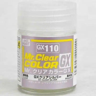 GX110 Clear Silver Mr. Color 18ml Bottle