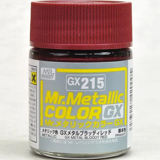 GX215 Metallic Metal Bloody Red Mr. Color 18ml Bottle
