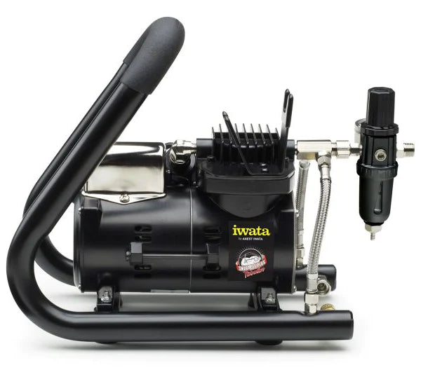 Iwata Modeller Airbrush Kit with Silver Jet Compressor