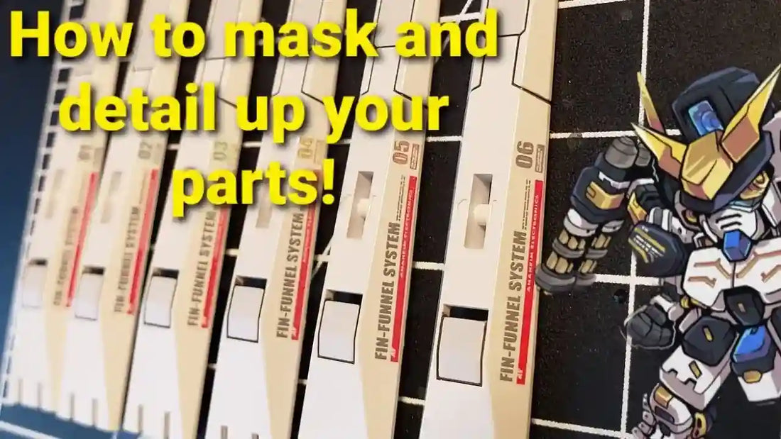 How to mask and detail up parts for great results!