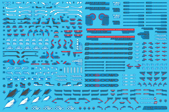 MG Wing Gundam Zero Custom (Water Decal)