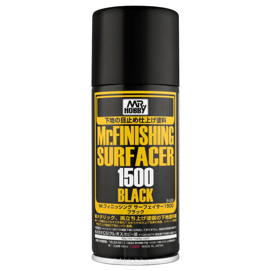 Mr. Finishing Surfacer 1500 Black Spray (170ml)