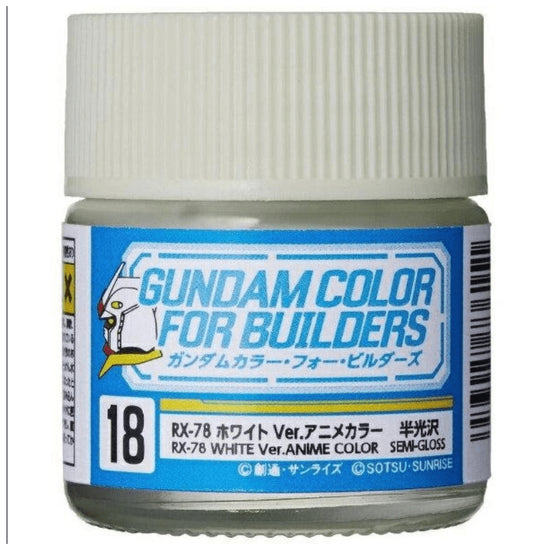 UG18 RX-78 White Anime Color Mr. Color 10 ml Bottle