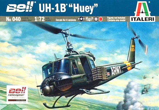 UH1B Huey Helicopter 1:72