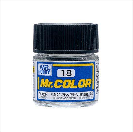 Mr. Color Semi-Gloss RLM70 Black Green (10ml)