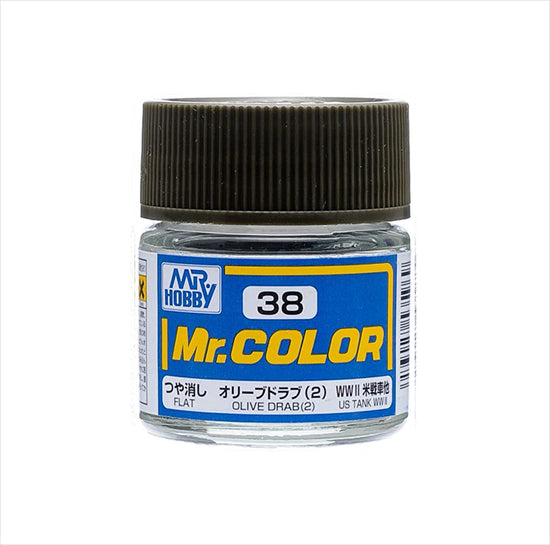 Mr. Color Flat Olive Drab (2) (10ml)