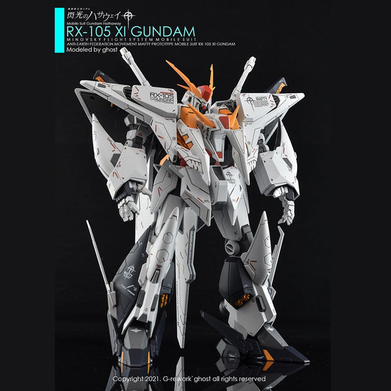 G-REWORK - [HG] RX-105 Ξ Gundam (Water Decal)